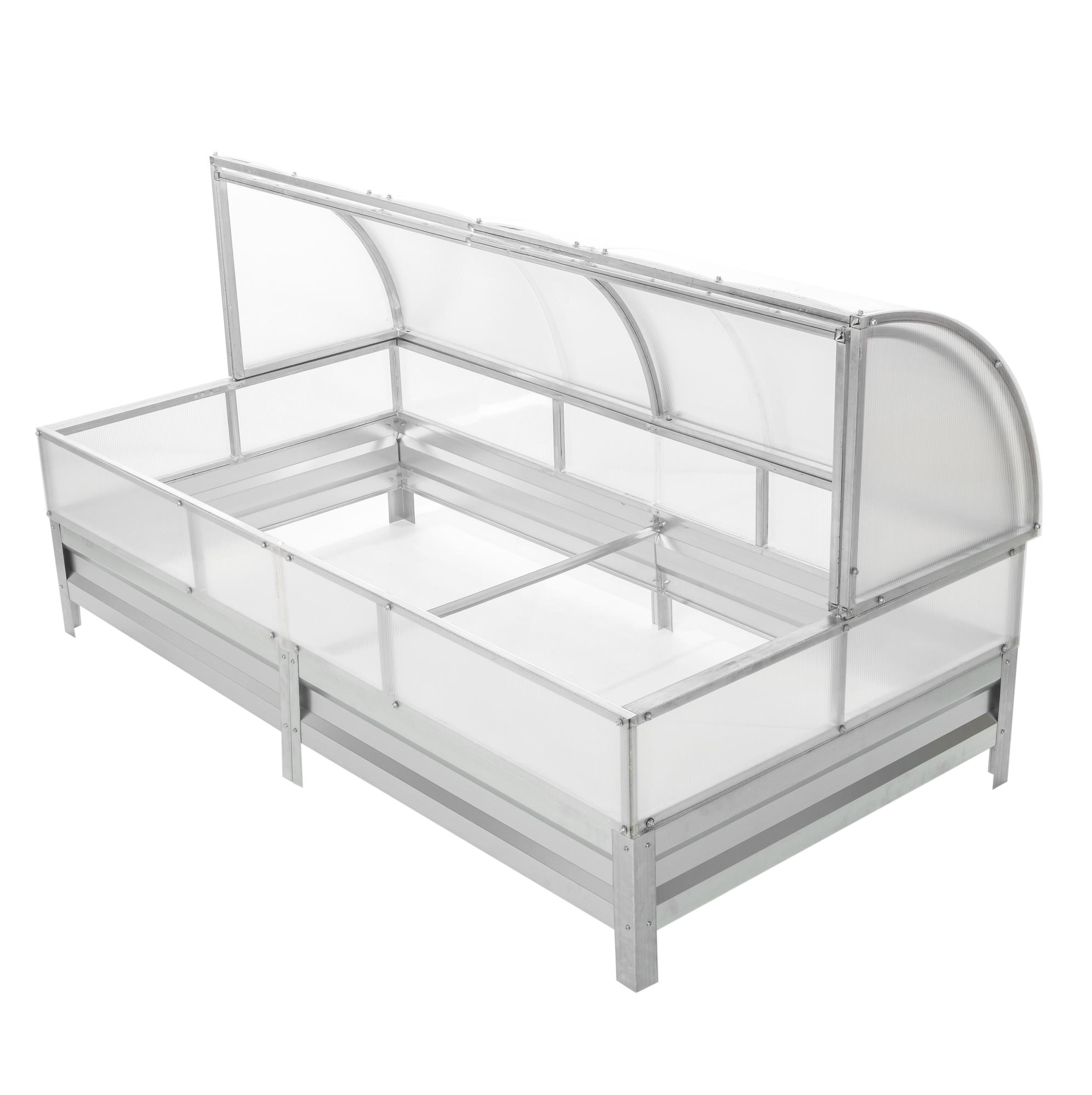 Парник Хлебница с грядкой 2м